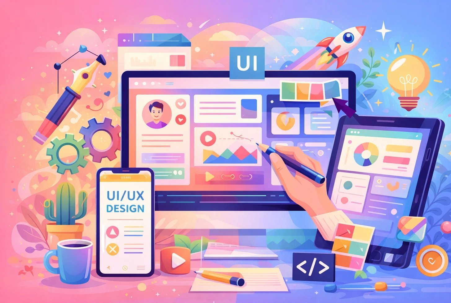 Adobe Xd Masterclass - UI / UX Design From Scratch banner