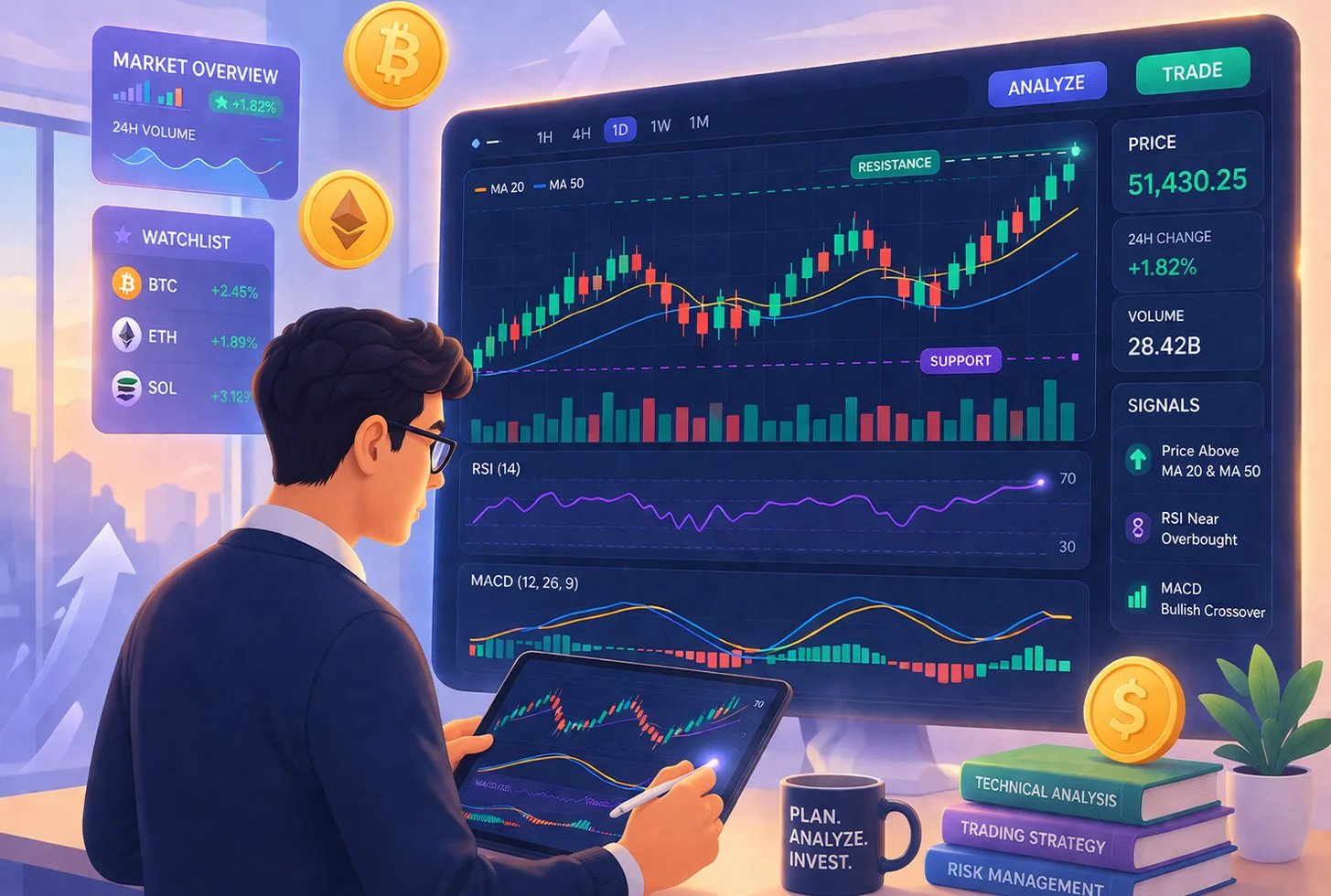 A Beginners Guide to Technical Analysis of Stock Charts banner