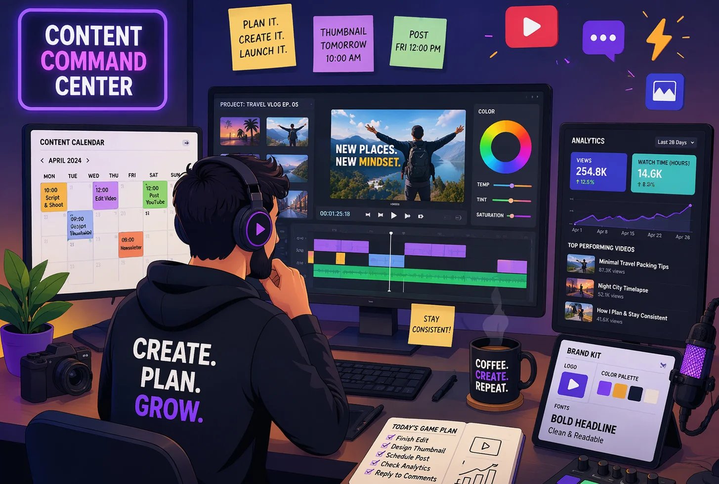 How To Create Content for Social Media banner