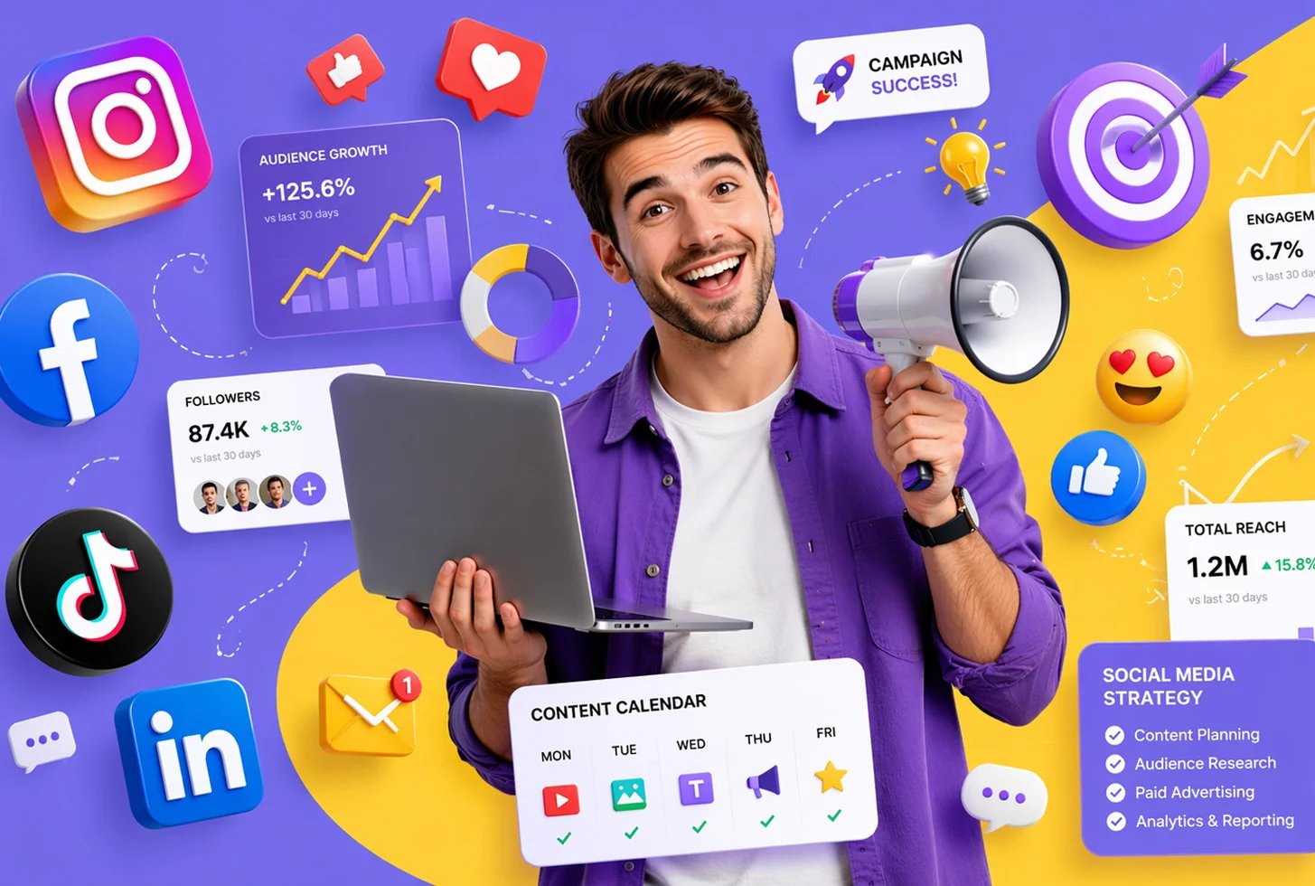 Social Media Content Creation: Canva Beginner to Advanced banner