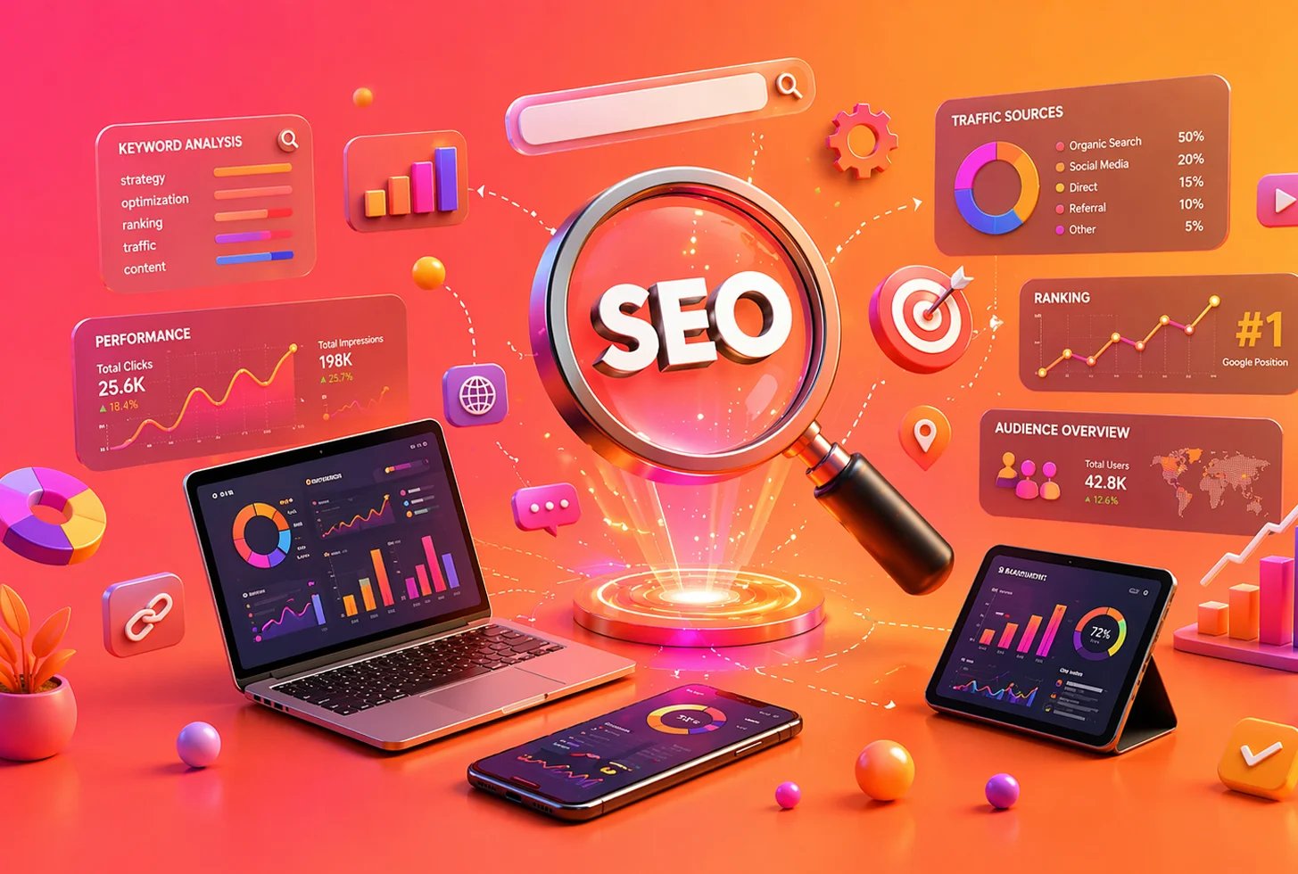 Digital Marketing Mastery: SEO, Social Media & Google Ads banner