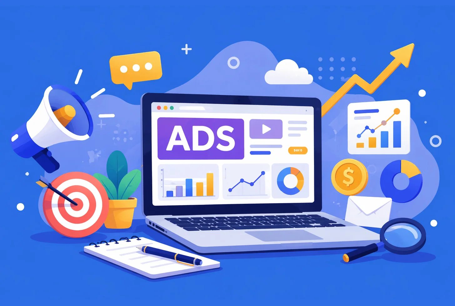 Full Paid Ads Course For Digital Marketing: 8 in 1 Bundle banner