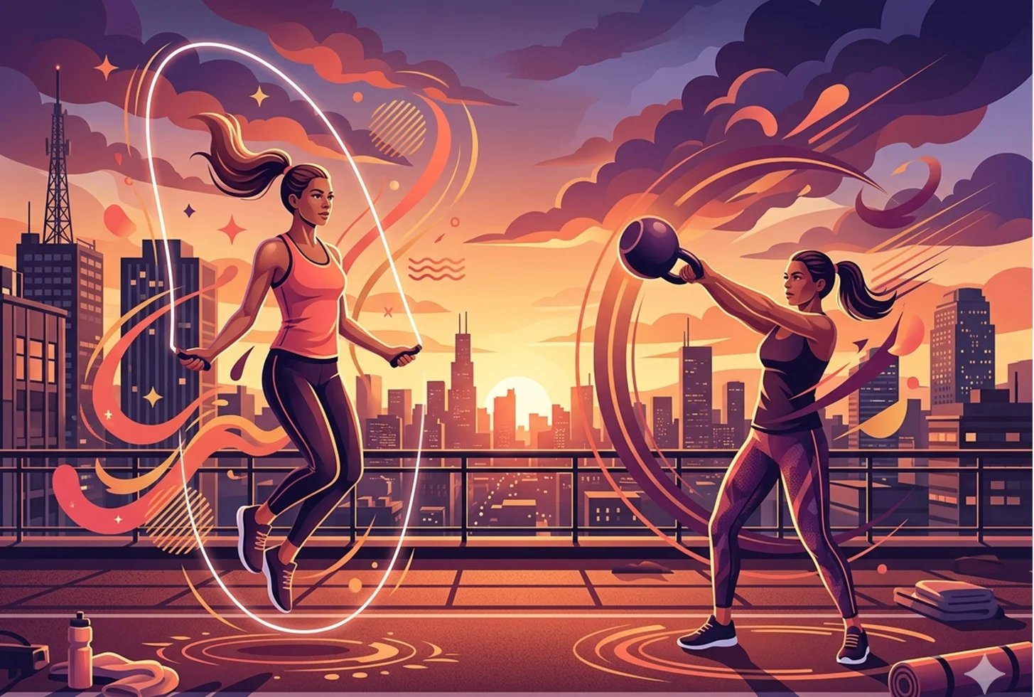 Home Fitness Program - The Magic Hour - Body & Mind Training banner