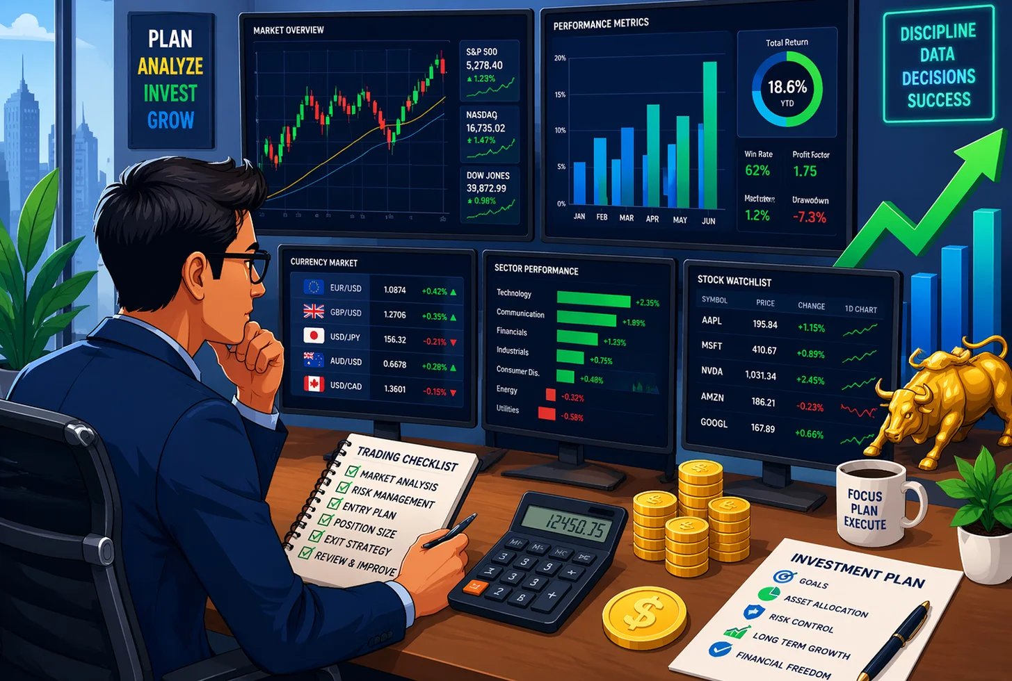 Global Financial Markets : Fundamental & Technical Analysis banner