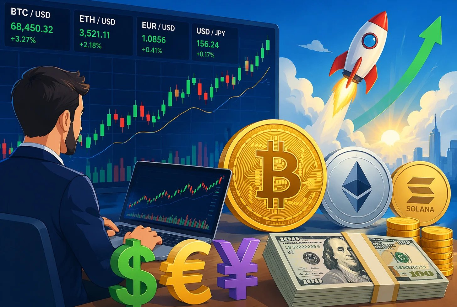 Beginner’s Guide to Stock Trading: Build Wealth in 2 Hours banner