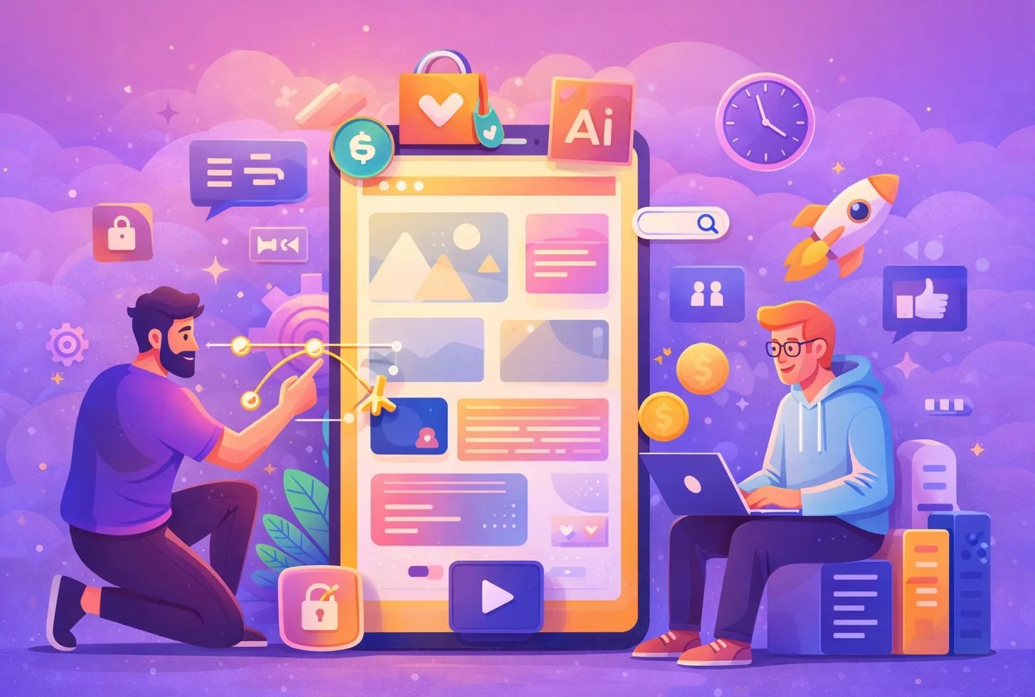 Responsive UX/UI Design in Figma 1.5h deep dive 2024 UPDATE!