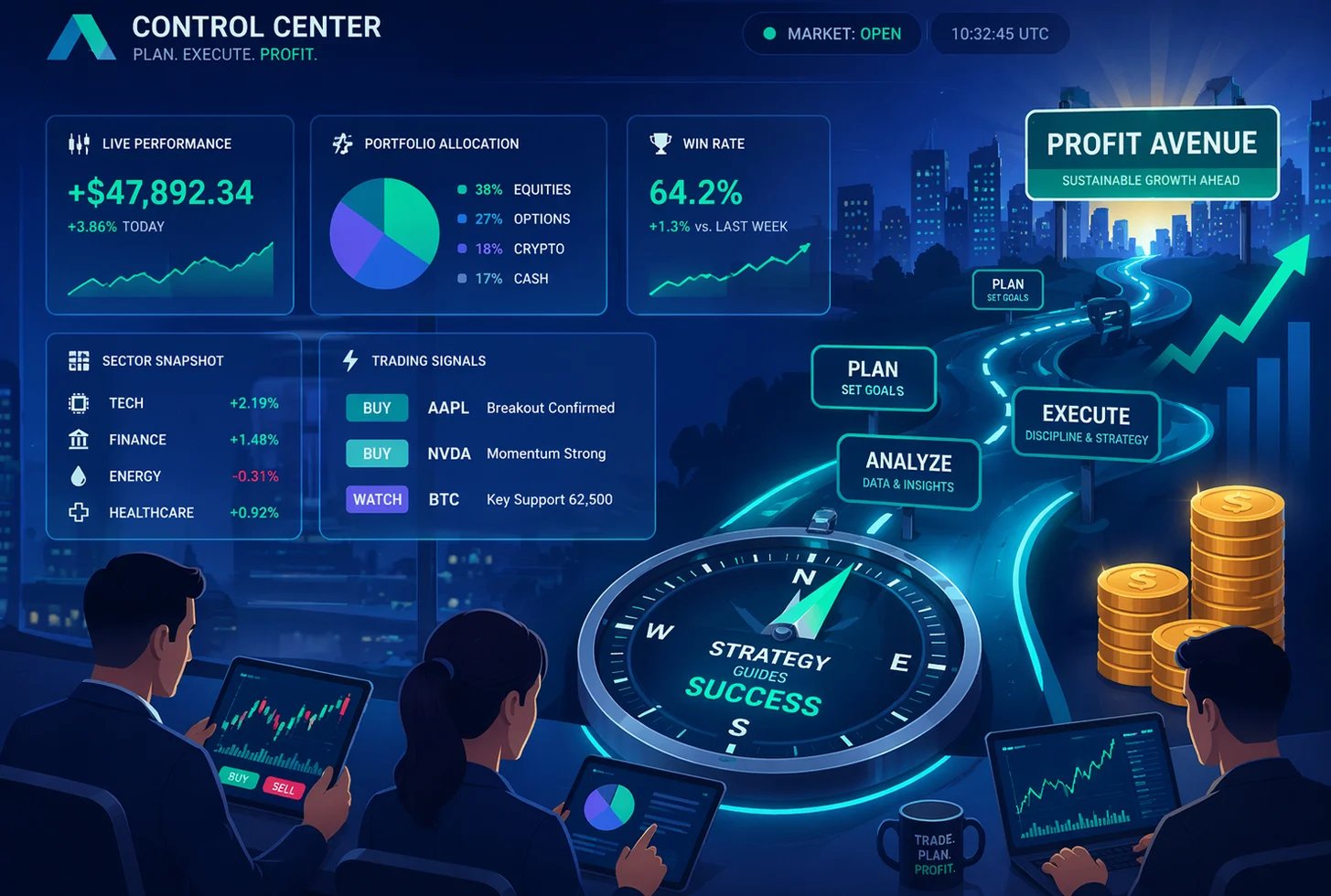 Stock Trading Masterclass: Stock Market & Trading Strategies banner