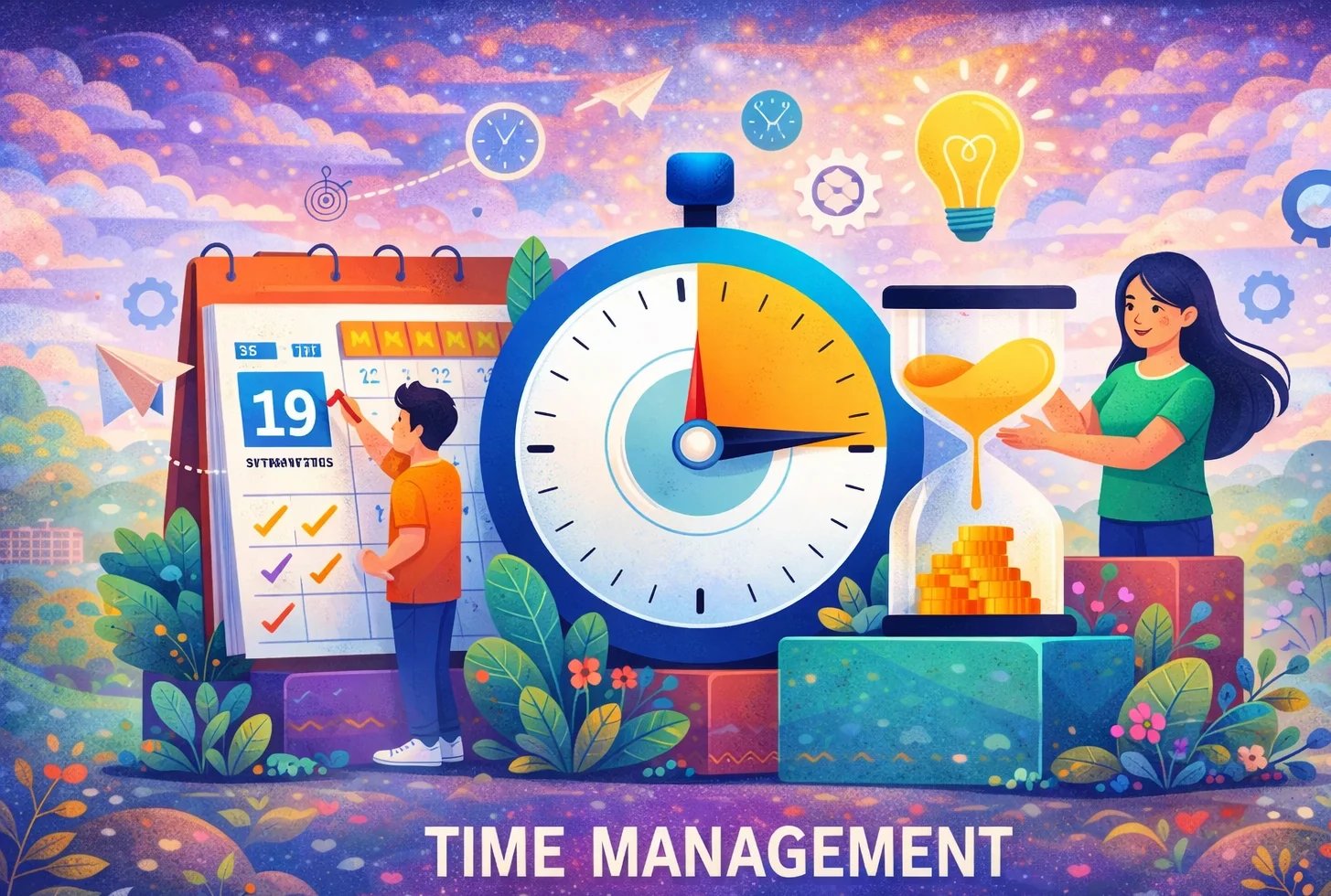 Time Management Techniques Mastery For Maximum Productivity banner