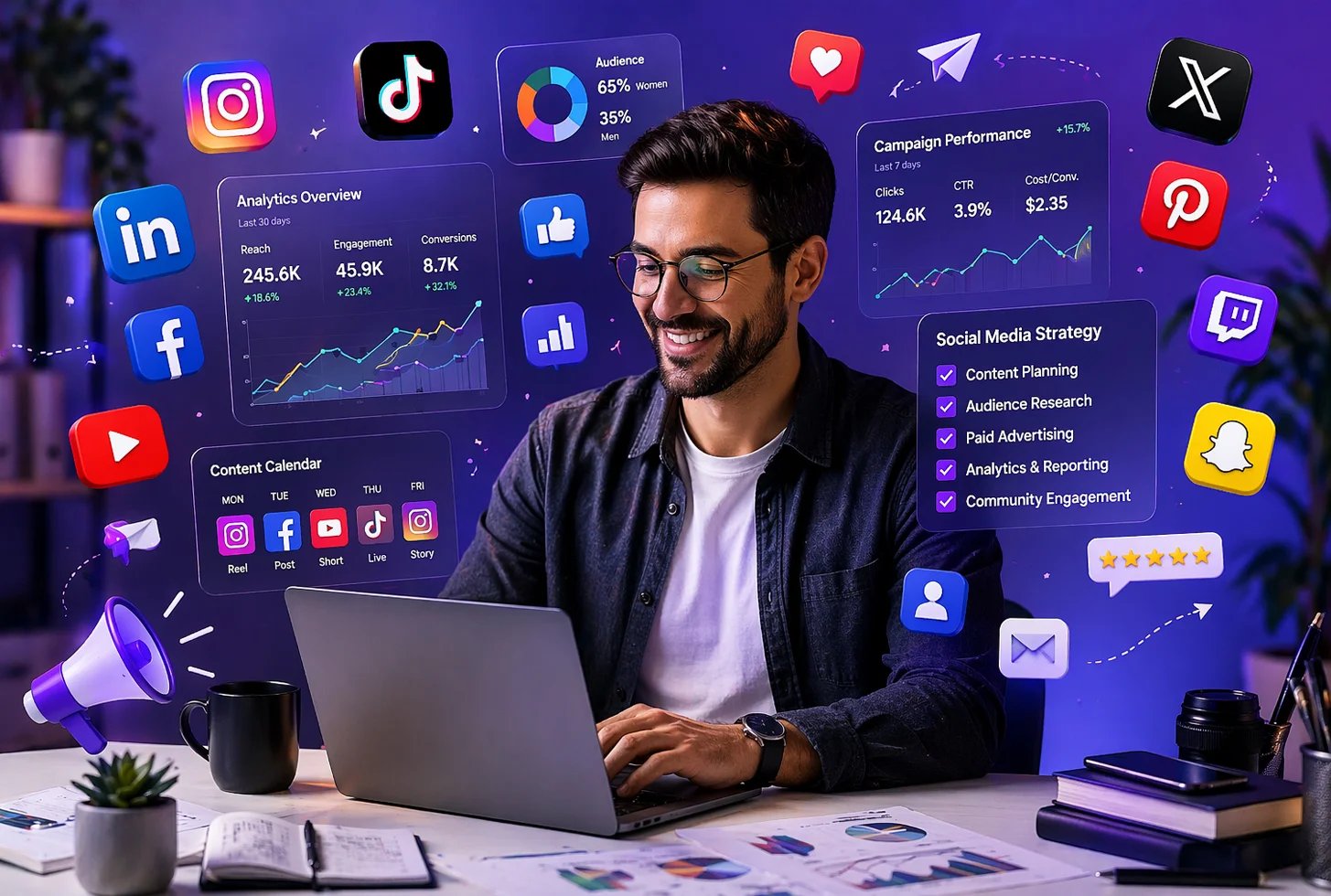 Ultimate Social Media Marketing 2026 + Master 9 Ad Platforms