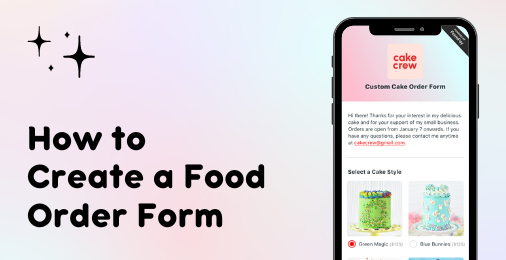 Cover image for How to Create Online Food Order Form Template