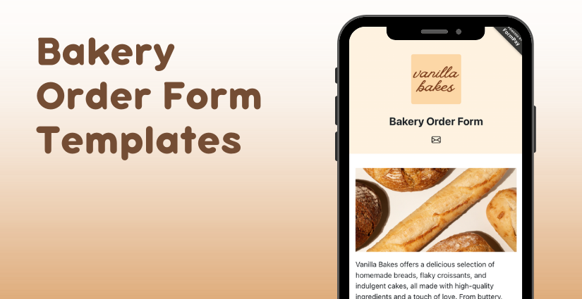 Cover image for Bakery Order Form Template