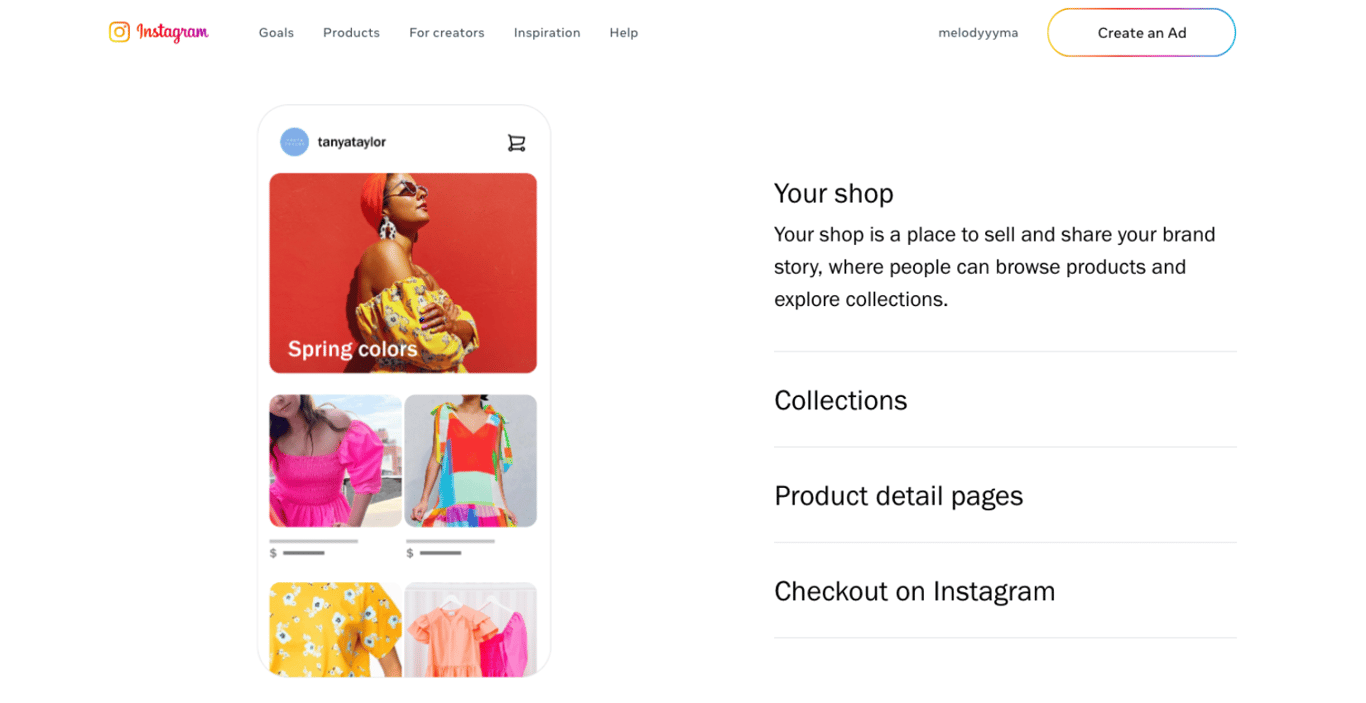 Instagram Shop