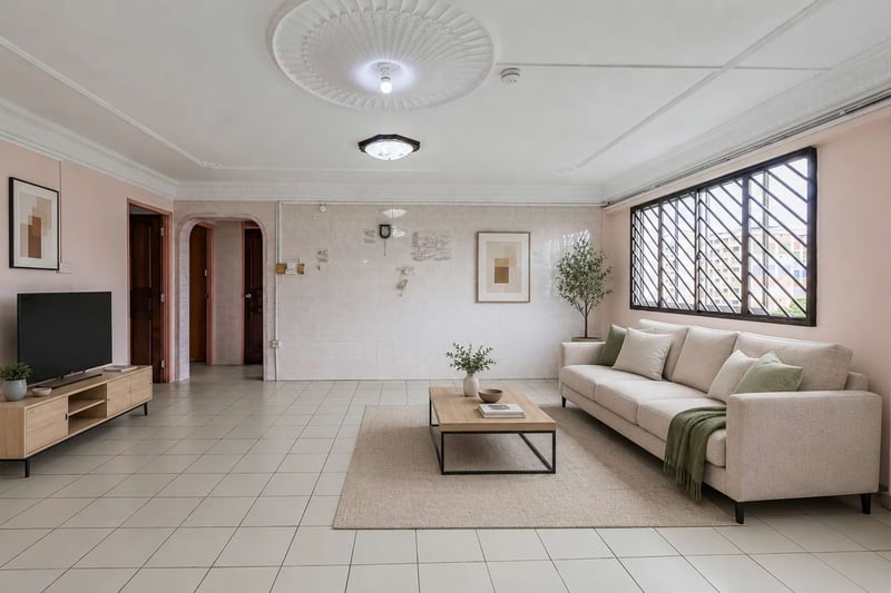 662 Yishun Avenue 4 – Living Room 1