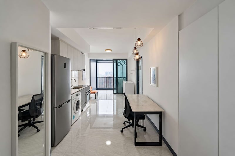 Gem Residences – Living Kitchen_1C