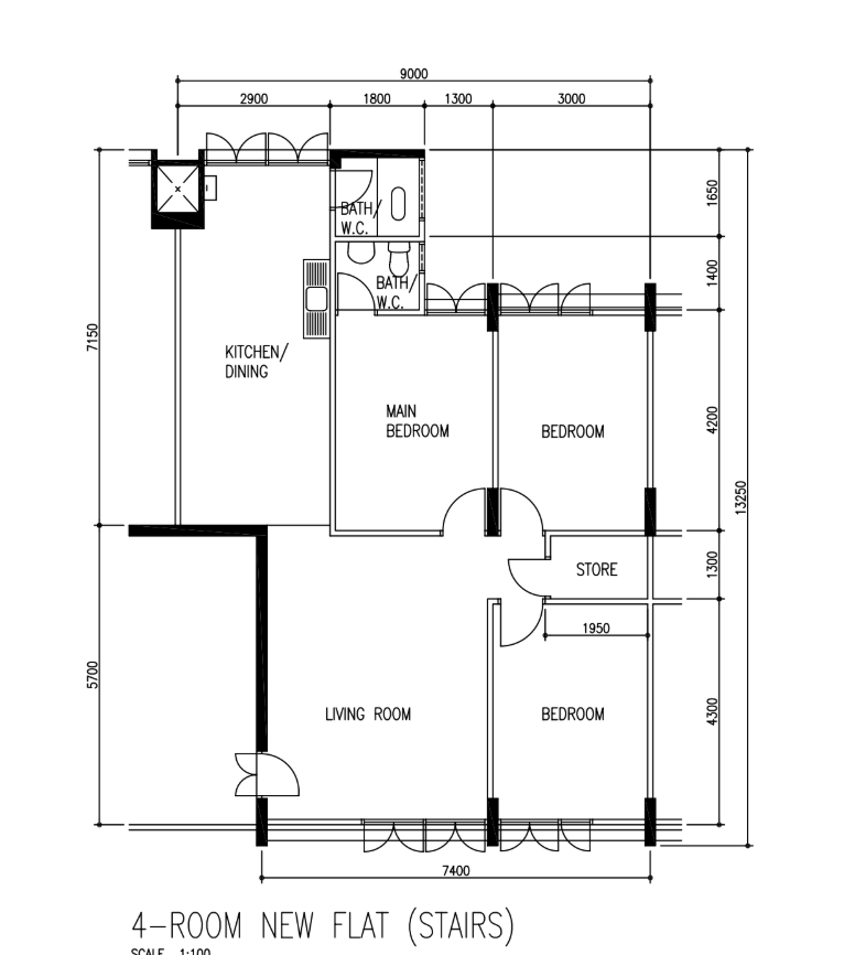 9 Gloucester Road – floor plan