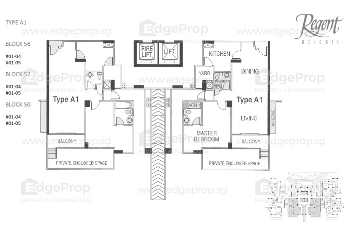 Regent Heights – floor plan