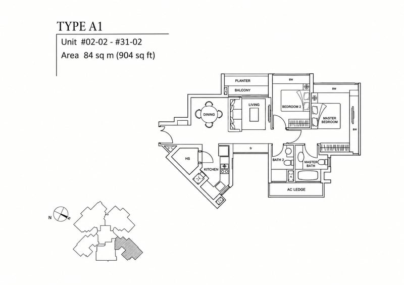 The Vision – floor plan