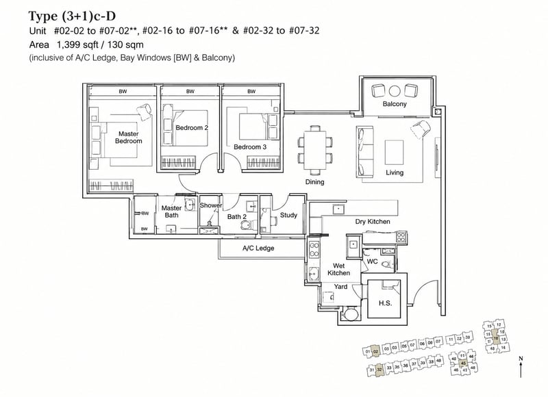 Ferraria Park Condominium – floor plan