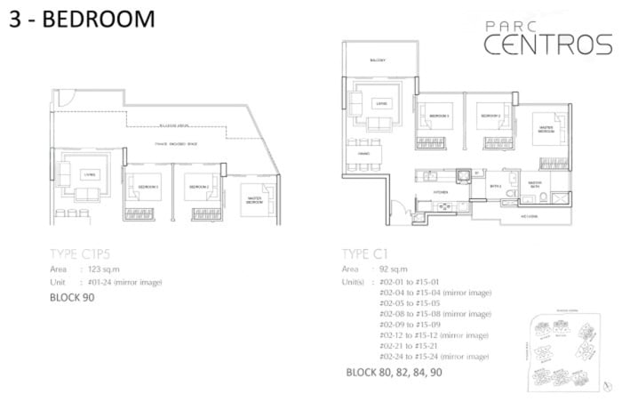 Parc Centros – floor plan