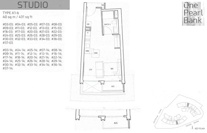 One Pearl Bank – floor plan