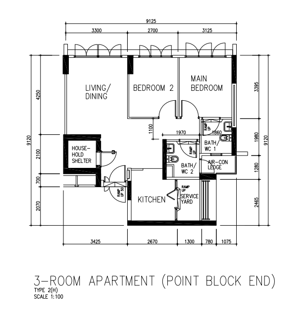 450C Sengkang West Way – floor plan