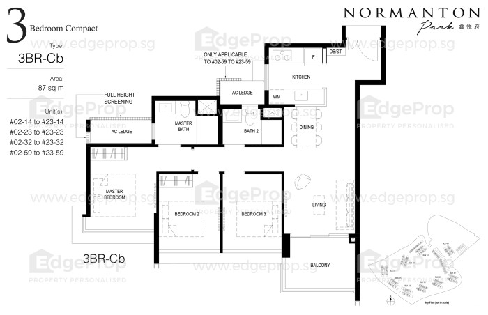 Normanton Park – floor plan