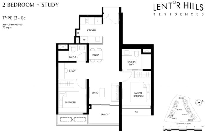 Lentor Hills Residences – floor plan