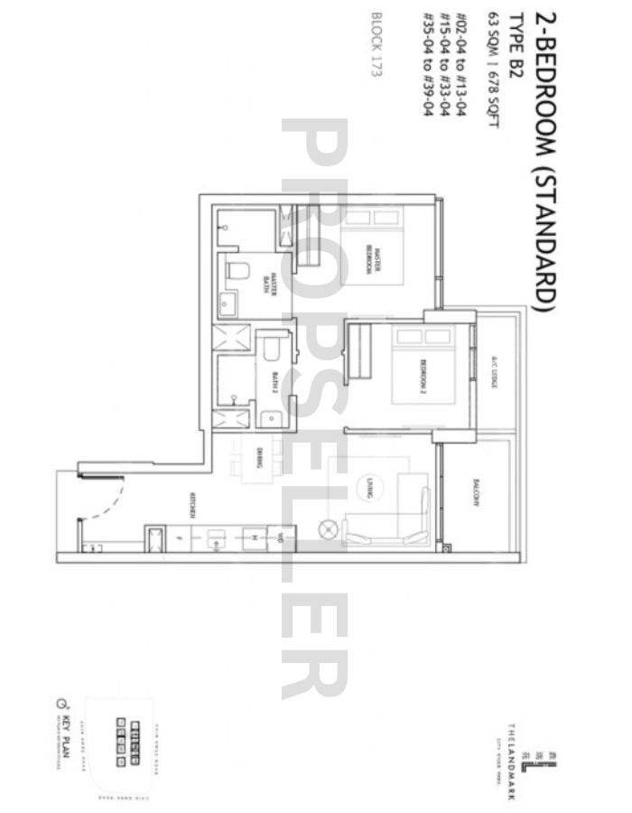 The Landmark – floor plan