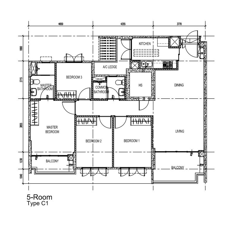 347A Yishun Avenue 11 – floor plan