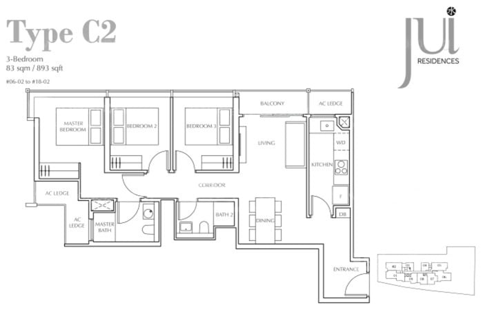 Jui Residences – floor plan