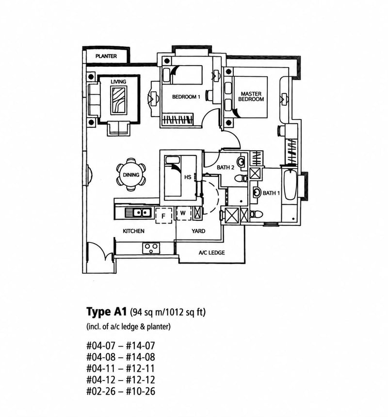 Rosewood – floor plan