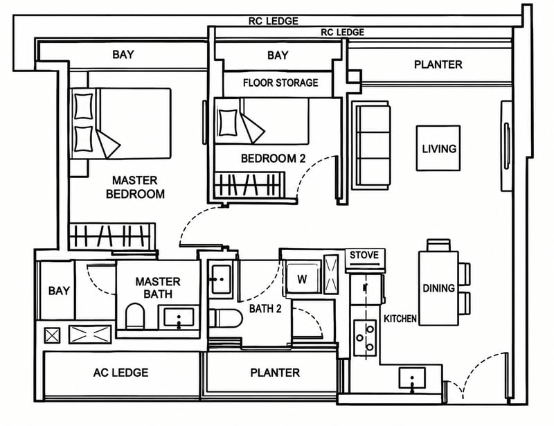 D'Nest – floor plan