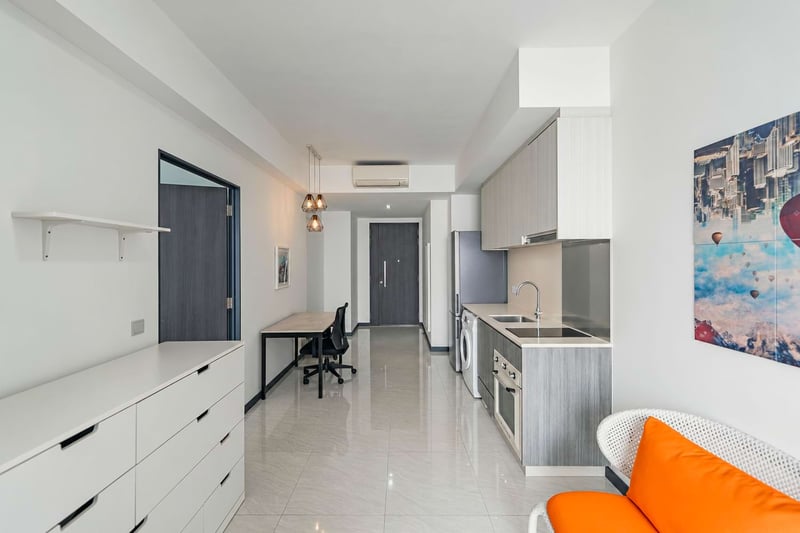 Gem Residences – Living Kitchen_1B