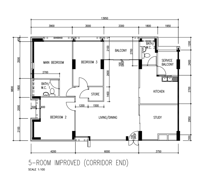 566 Choa Chu Kang Street 52 – floor plan