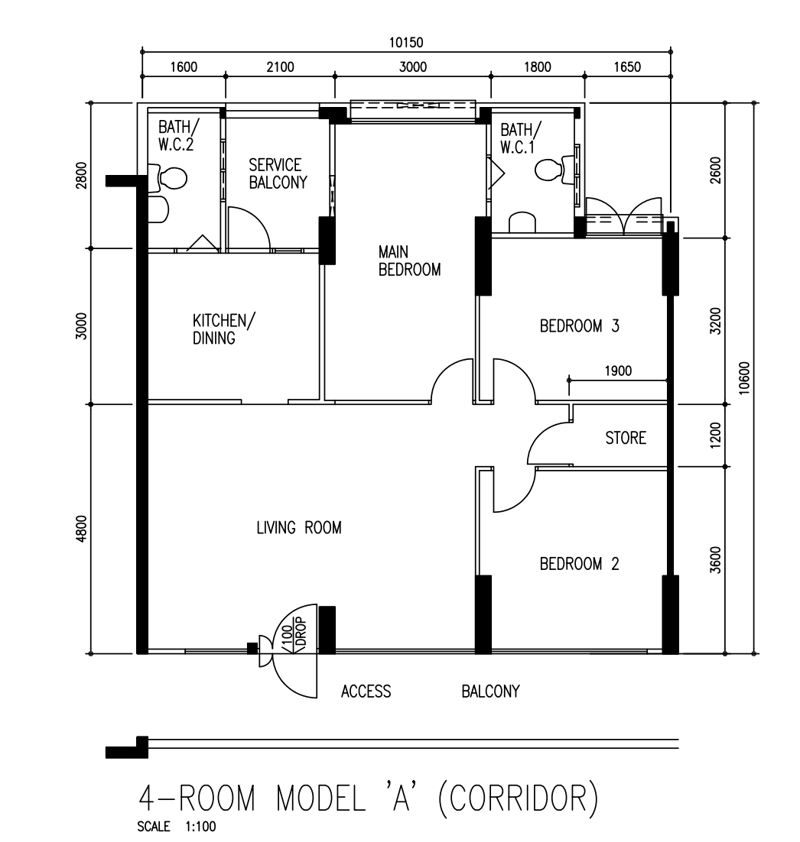 526 Jelapang Road – floor plan