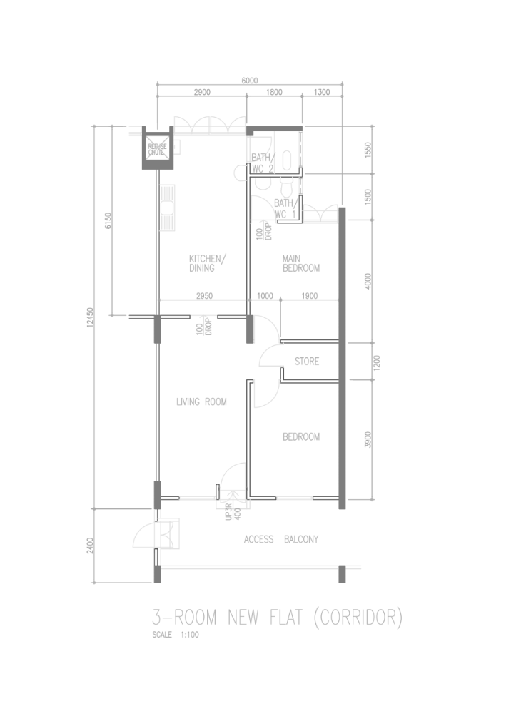 233 Bukit Batok East Avenue 5 – floor plan