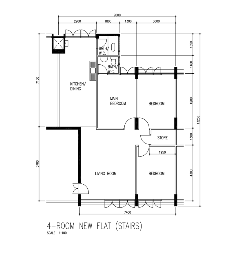 231 Ang Mo Kio Avenue 3 – floor plan