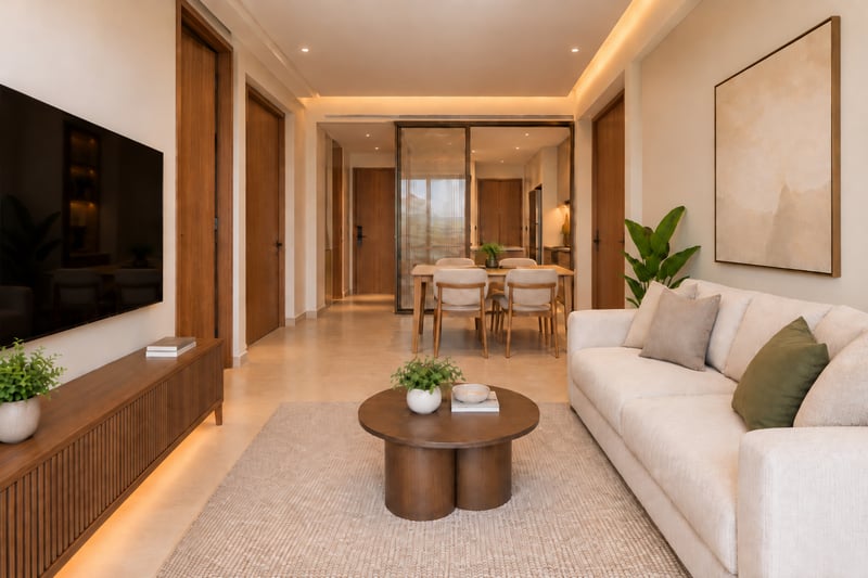 Lentor Hills Residences – Living Dining 1