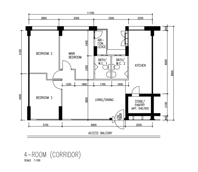 470 Sembawang Drive – floor plan