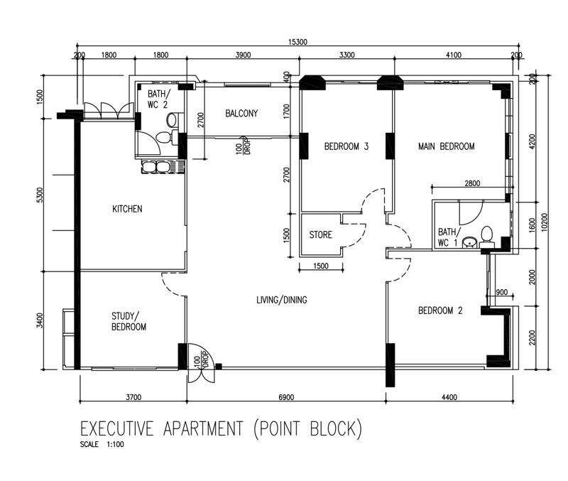 641 Bedok Reservoir Road – floor plan
