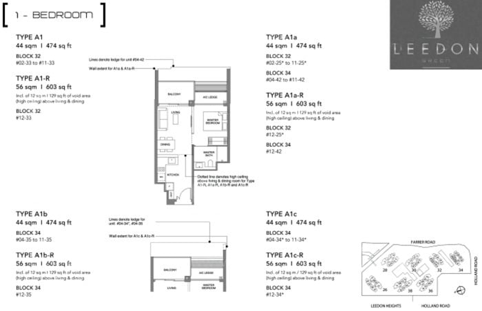 Leedon Green – floor plan
