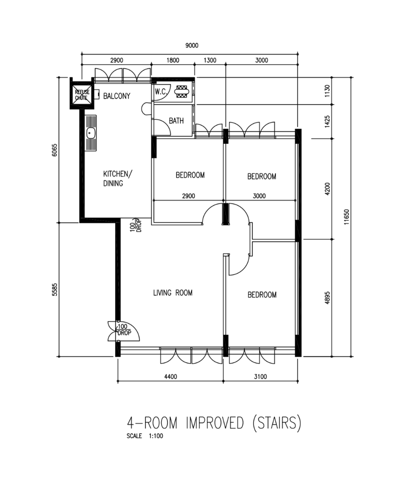 663 Buffalo Road – floor plan