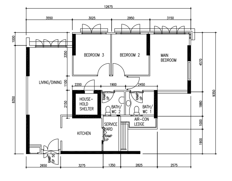 619A Punggol Drive – floor plan