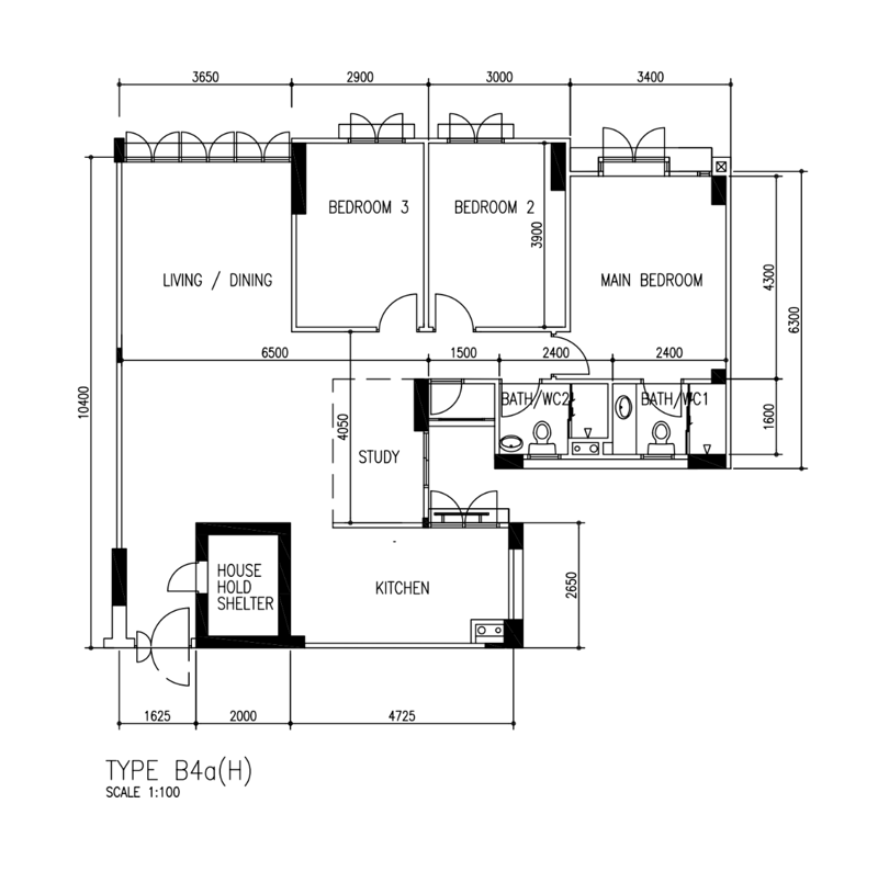 652 Punggol Central – floor plan