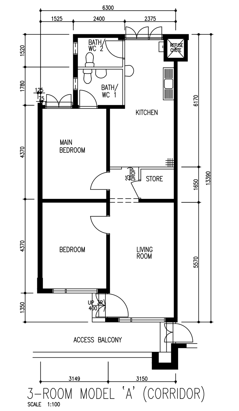 487 Jurong West Avenue 1 – floor plan