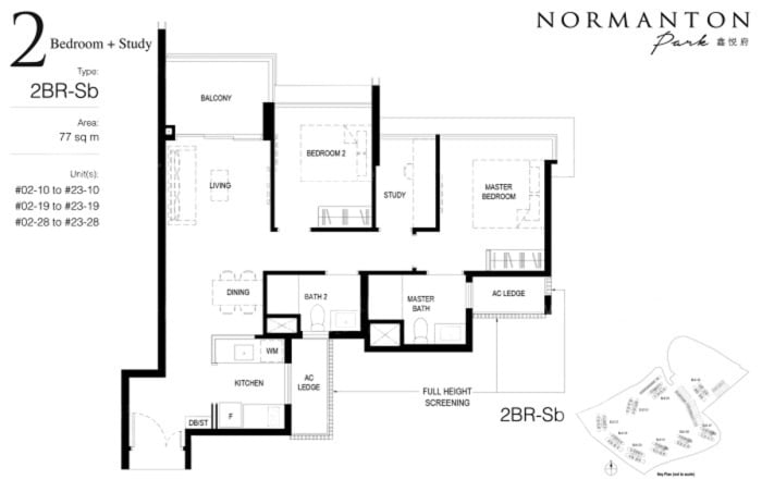 Normanton Park – floor plan