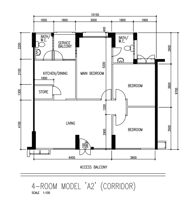 288C Bukit Batok Street 25 – floor plan