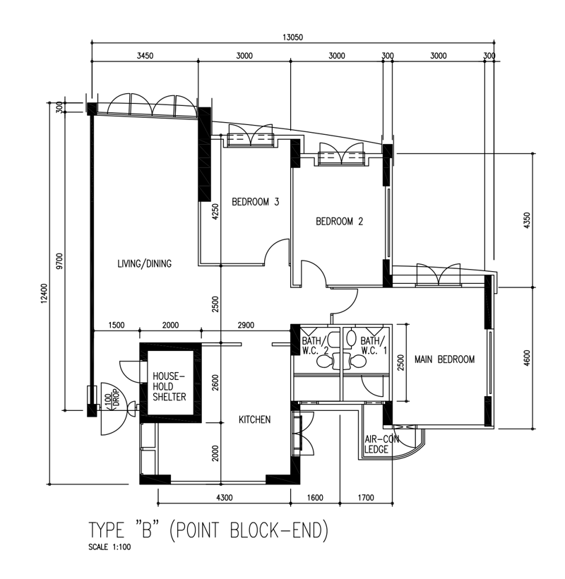 313A Anchorvale Road – floor plan