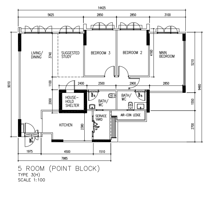 489A Choa Chu Kang Avenue 5 – floor plan
