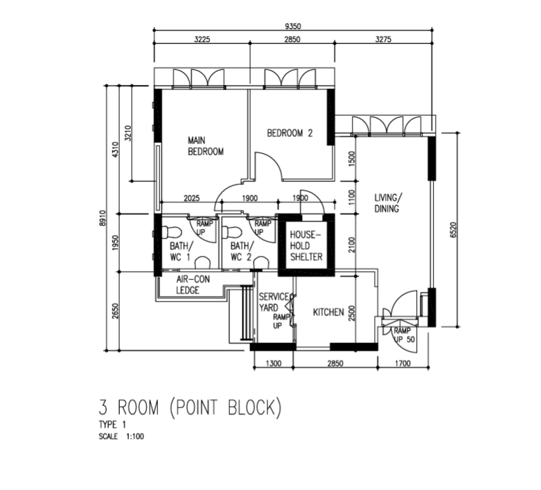 471C Fernvale Street – floor plan